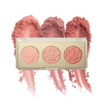 Paleta fard obraz Milani Rose Powder Blush Palette Floral Fantasy