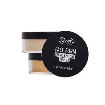 Pudra pulbere Sleek MakeUP Face Form Baking and Setting Powder