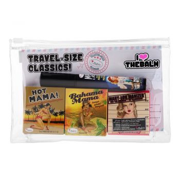 Set pentru calatorii theBalm Travel Set with Cosmetics Bag (4 pc