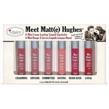 Set rujuri lichide TheBalm Meet Matte Hughes Mini Kit #1