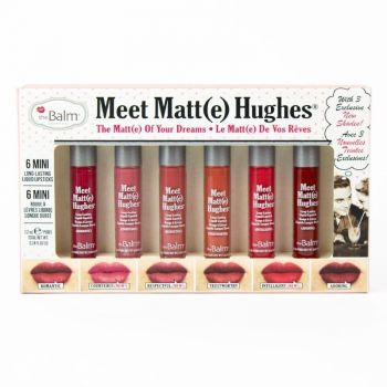 Set rujuri lichide TheBalm Meet Matte Hughes Mini Kit #12