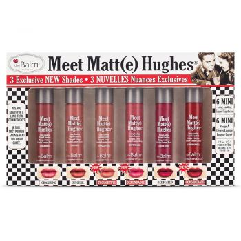 Set rujuri lichide TheBalm Meet Matte Hughes Mini Kit #14