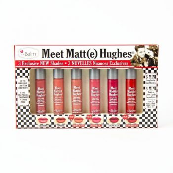 Set rujuri lichide TheBalm Meet Matte Hughes Mini Kit #14