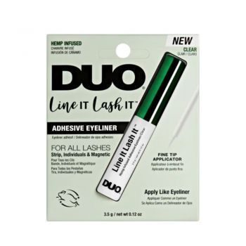 Adeziv DUO Line it Lash it Hemp Infused Clear