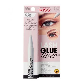 Contur de ochi adeziv Kiss USA Lash Glue Liner Clear