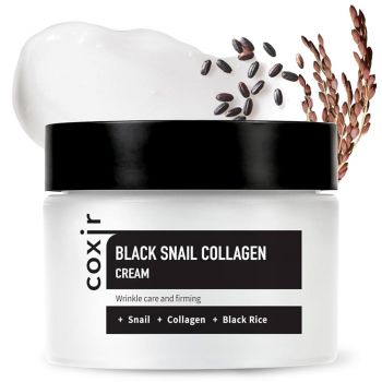 Crema Anti-Rid cu Colagen COXIR Black Snail Collagen Cream