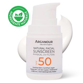 Crema BIO cu Protectie Solara Arganour Sunscreen SPF 50