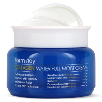Crema Intens Hidratanta Farmstay Collagen Water Full Moist Cream