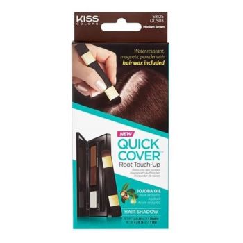 Fard pentru par KissUSA Quick Cover Root Touch Up Medium Brown