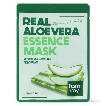 Masca Hidratanta & Calmanta cu Aloe Vera Farmstay Essence Mask