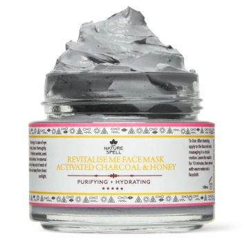 Masca Hidratanta Nature Spell Activated Charcoal & Honey Face Mas