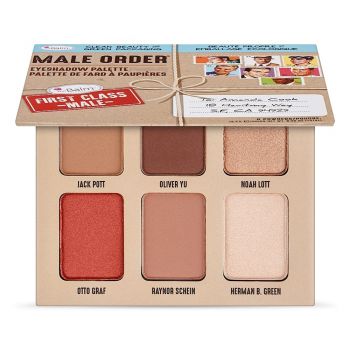 Paleta farduri theBalm Male Order First Class Male Eyeshadow Pale