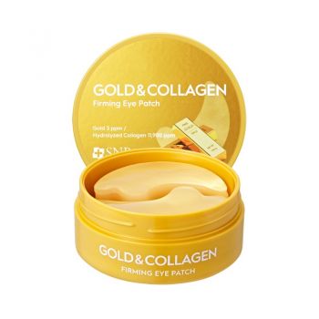 Plasturi zona ochilor SNP Gold & Collagen Firming Eye Patch