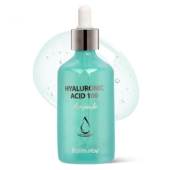 Ser Intens Hidratant cu 100% Acid Hialuronic FARMSTAY Ampoule