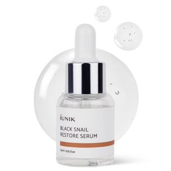 Ser Regenerant Iunik Black Snail Restore Serum Travel Size