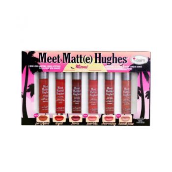 Set rujuri lichide theBalm Meet Matt(e) Hughes Mini Kit Miami