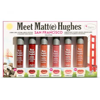 Set rujuri lichide theBalm Meet Matt(e) Hughes Mini Kit San Franc