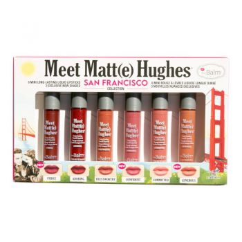 Set rujuri lichide theBalm Meet Matt(e) Hughes Mini Kit San Franc