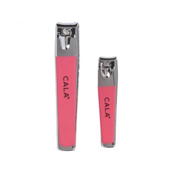 Unghiera CALA Soft Touch Nail Clipper Duo - Coral
