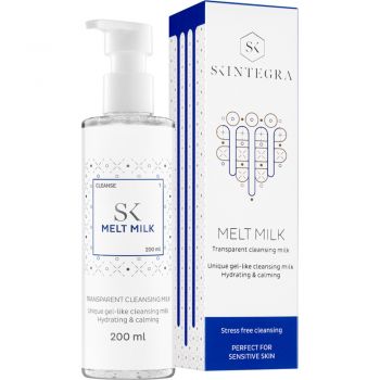 Gel de curatare faciala Melt Milk Transparent Skintegra, 200 ml