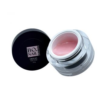 Gel UV pentru Constructie BO.NAIL Fiber Gel Soft Pink 14 g