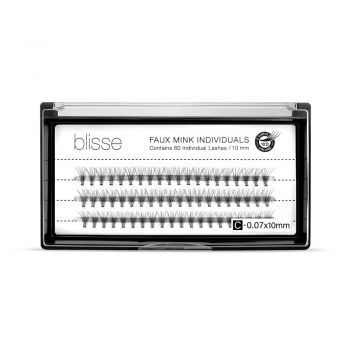 Gene False Individuale Lungime Medie Blisse 10D Individual Lashes