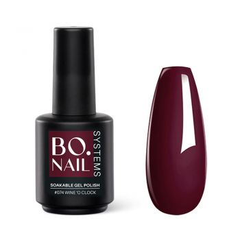 Oja Semipermanenta BO.NAIL Soakable Gel Polish #074 Wine `O Clock