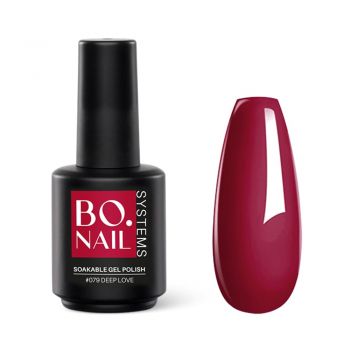 Oja Semipermanenta BO.NAIL Soakable Gel Polish #079 Deep Love