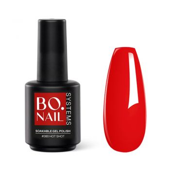 Oja Semipermanenta BO.NAIL Soakable Gel Polish #080 Hot Shot