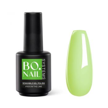 Oja Semipermanenta BO.NAIL Soakable Gel Polish #103 On The Lime