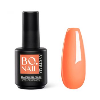 Oja Semipermanenta BO.NAIL Soakable Gel Polish #110 Intense Coral