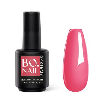 Oja Semipermanenta BO.NAIL Soakable Gel Polish #116 Secret Rose