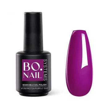 Oja Semipermanenta BO.NAIL Soakable Gel Polish #178 Proton Purple