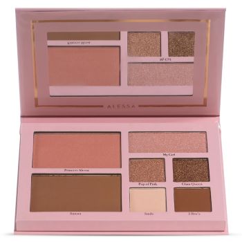 Paleta Multifunctionala BPerfect Mrs. Glam Alessa Palette