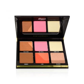 Paleta pentru Conturarea Fetei BPerfect Base Elements - The Compl