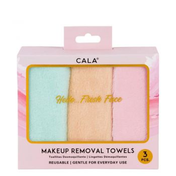 Set 3 Prosoape pentru Indepartarea Machiajului Cala Makeup Remova