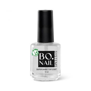 Top Coat cu Finish Lucios BO.NAIL Super Shiny 15 ml