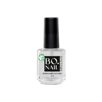 Top Coat cu Finish Lucios BO.NAIL Super Shiny 15 ml