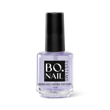 Top Coat cu Uscare Rapida BO.NAIL Super Fast Drying 15 ml