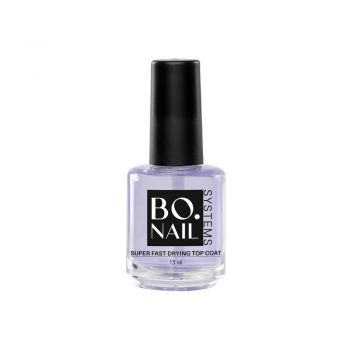 Top Coat cu Uscare Rapida BO.NAIL Super Fast Drying 15 ml