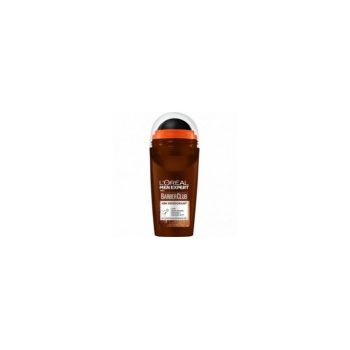 Antiperspirant Roll-On, L'Oreal Men Expert, BarberClub, Impotriva Transpiratiei Excesive, cu Ulei de Cedru, Protectie 48h, 50ml