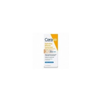 Crema de Fata, CeraVe, Hydrating Mineral Sunscreen, Protectie Solara, SPF 30, cu Ceramide Esentiale, 50ml