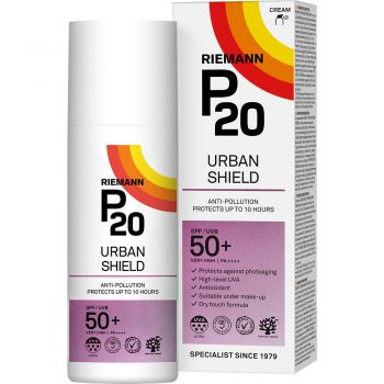 Crema de fata cu protectie solara SPF 50+ Riemann P20 Urban Shield, 50 ml (Gramaj: 50 ml)