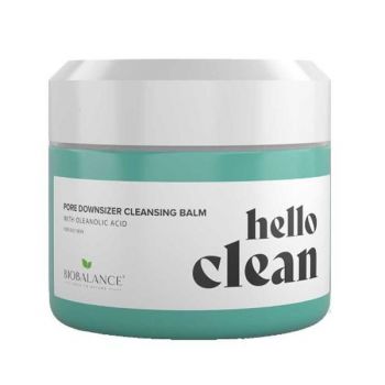 Balsam de Curatare Faciala 3 in 1 cu Acid Oleanolic, pentru Ten Gras sau Mixt - Bio Balance Hello Clean, 100 ml ieftin