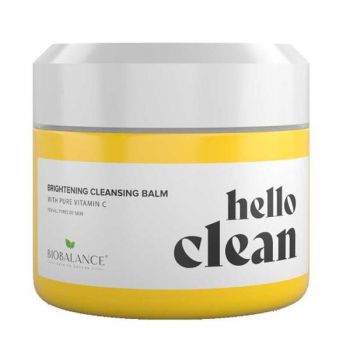 Balsam de Curatare Faciala 3 in 1 cu Vtamina C Pura, pentru Ten Lipsit de Luminozitate - Bio Balance Hello Clean, 100 ml ieftin