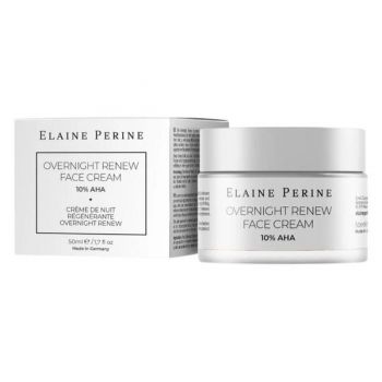 Crema de Noapte pentru Fata cu 10% AHA - Elaine Perine Overnight Renew Face Cream, 50 ml