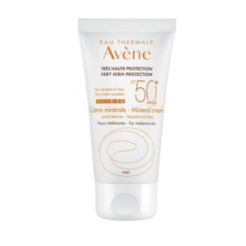 Crema minerala pentru protectie solara SPF 50+, Avene, 50 ml