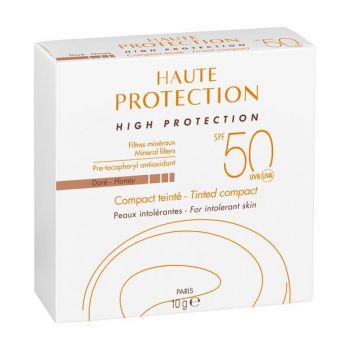 Fond de ten compact pentru protectie solara cu SPF 50+ Nuanta Dore, Avene, 10 g