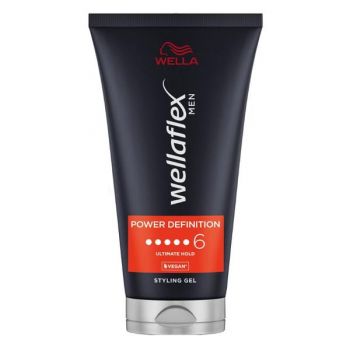 Gel de Par - Wella Wellaflex Men Power Definition Styling Gel Ultimate Hold, 150 ml