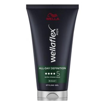 Gel de Par - Wella Wellaflex Men Power Definition Styling Gel Ultra Strong Hold, 150 ml